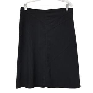 Divalicious Skirt Womens Large Pencil Black